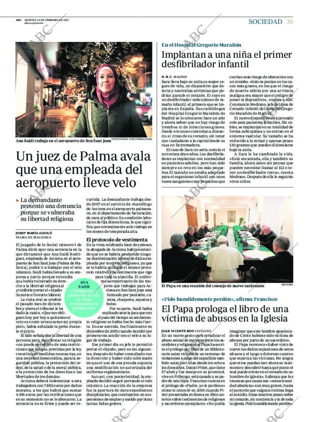 ABC MADRID 14-02-2017 página 39