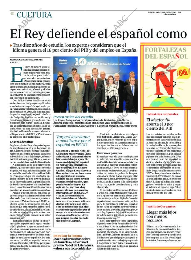 ABC MADRID 14-02-2017 página 40