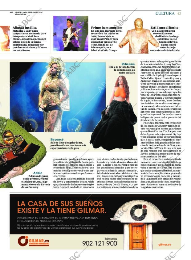 ABC MADRID 14-02-2017 página 43