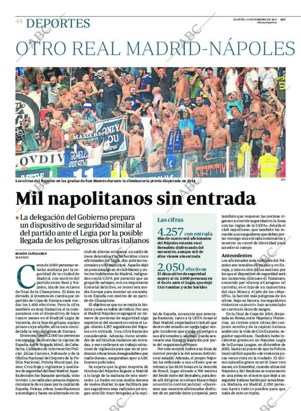 ABC MADRID 14-02-2017 página 44