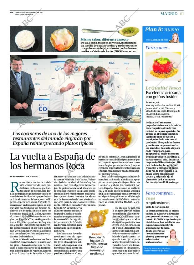 ABC MADRID 14-02-2017 página 61