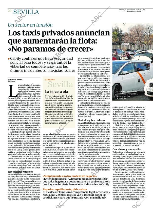 ABC SEVILLA 14-02-2017 página 20