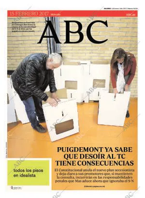 ABC MADRID 15-02-2017 página 1