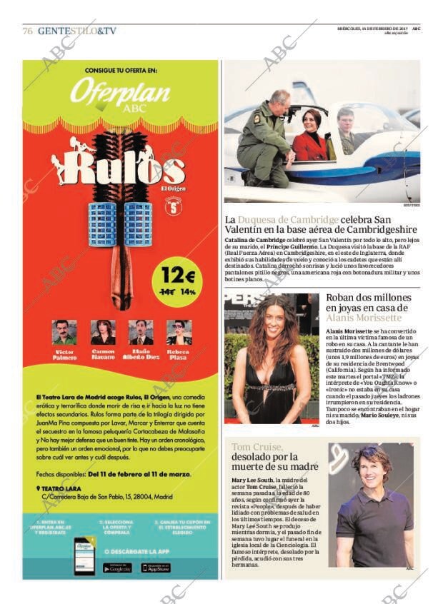 ABC MADRID 15-02-2017 página 76