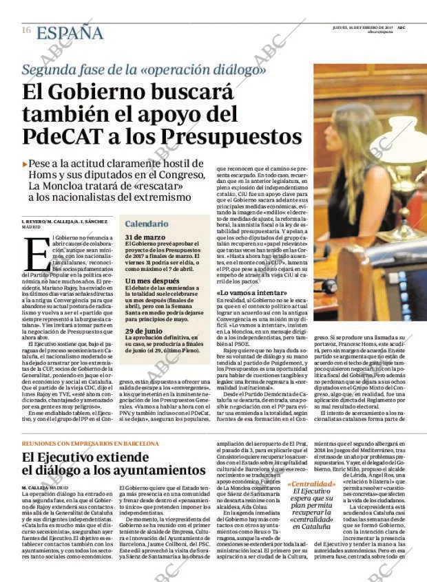 ABC MADRID 16-02-2017 página 16