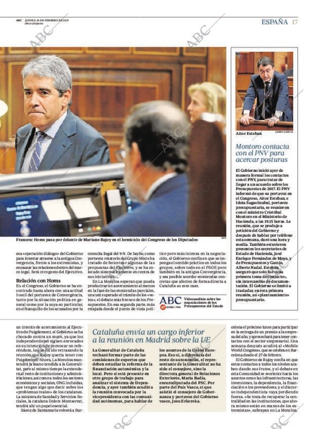 ABC MADRID 16-02-2017 página 17