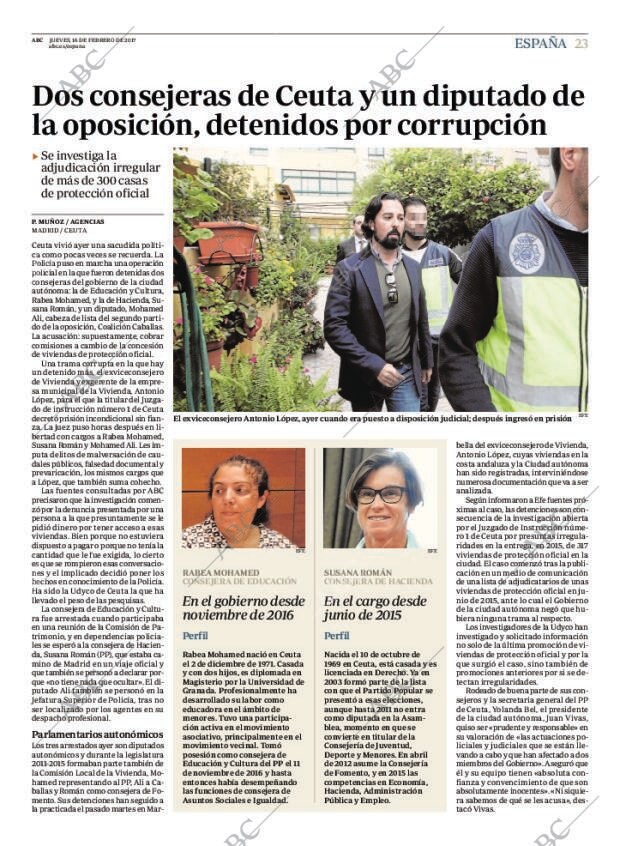 ABC MADRID 16-02-2017 página 23