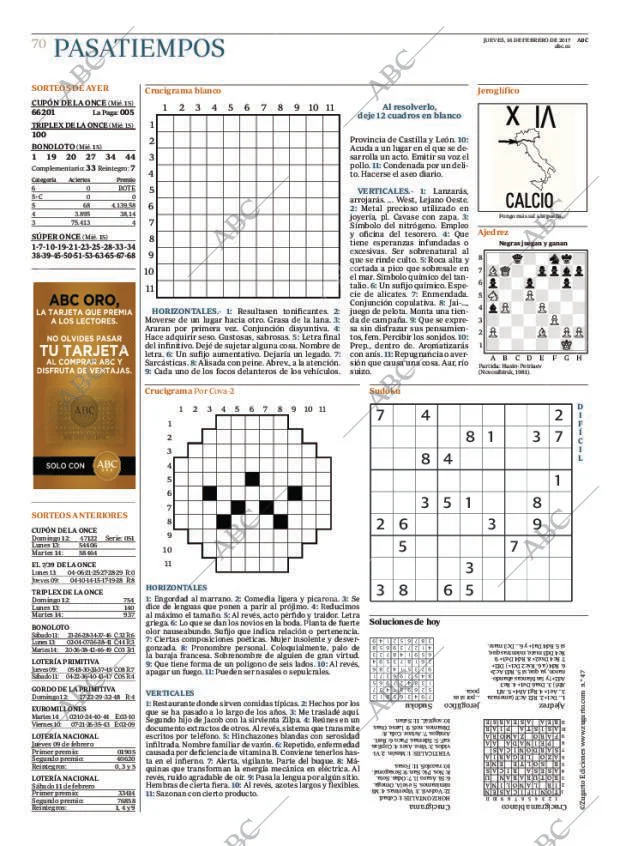 ABC MADRID 16-02-2017 página 70
