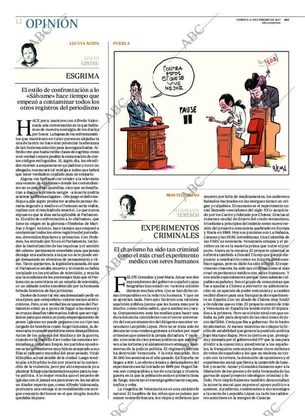ABC MADRID 17-02-2017 página 12