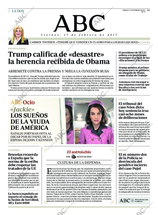 ABC MADRID 17-02-2017 página 2