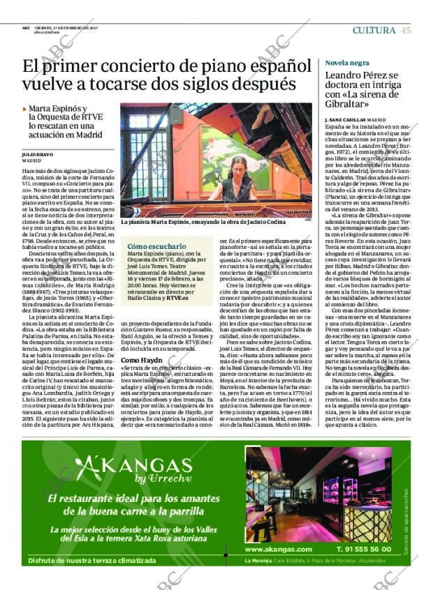 ABC MADRID 17-02-2017 página 45