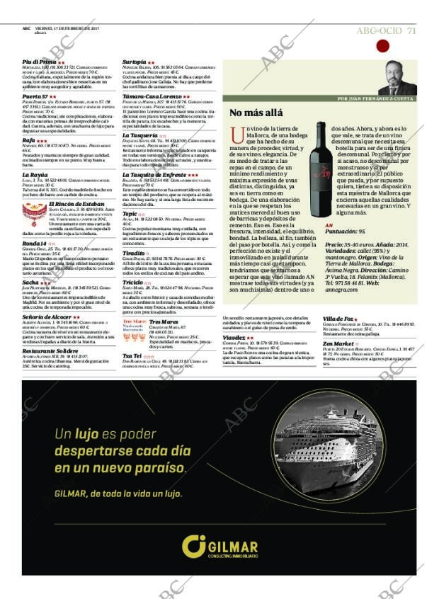 ABC MADRID 17-02-2017 página 71