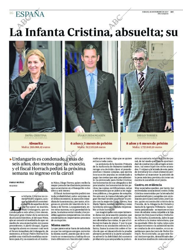 ABC MADRID 18-02-2017 página 16