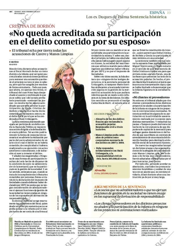 ABC MADRID 18-02-2017 página 19
