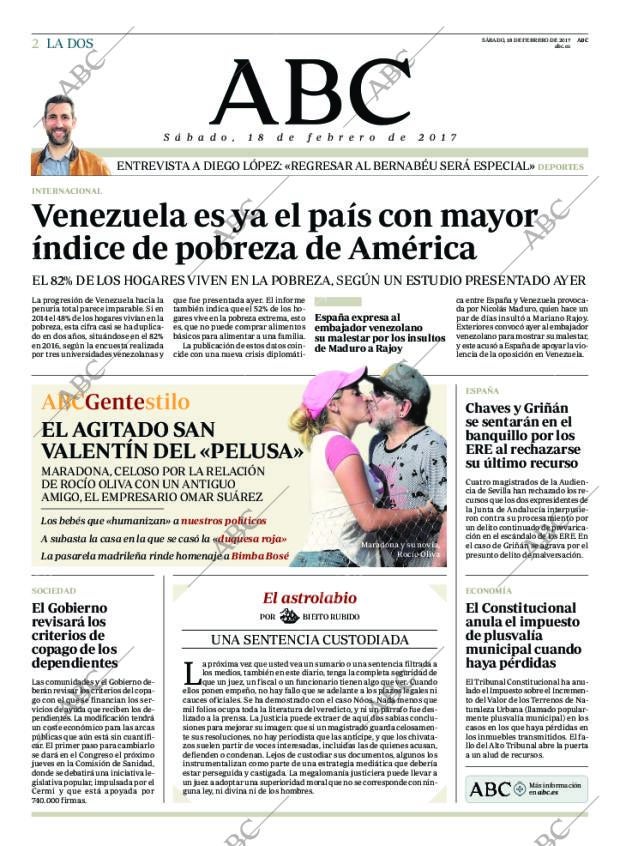 ABC MADRID 18-02-2017 página 2