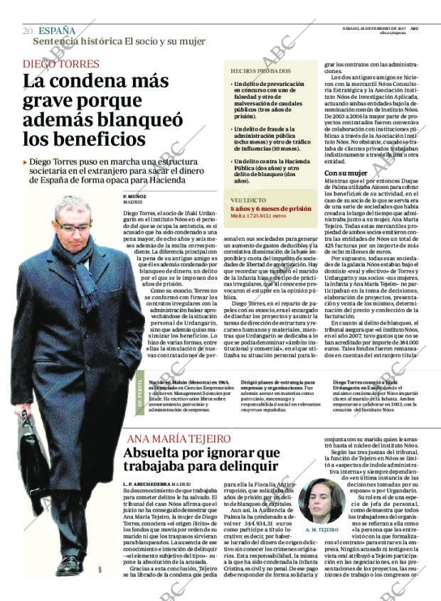 ABC MADRID 18-02-2017 página 20