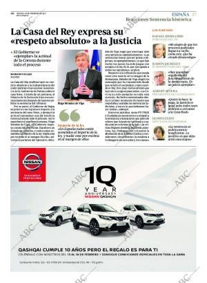 ABC MADRID 18-02-2017 página 27