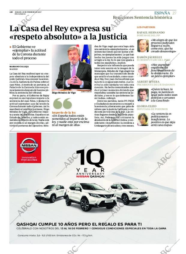 ABC MADRID 18-02-2017 página 27