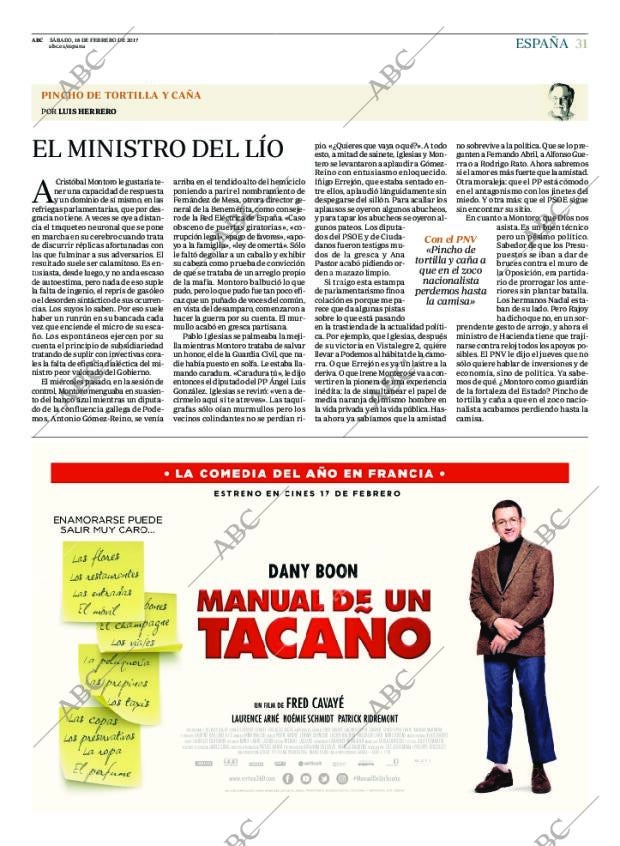 ABC MADRID 18-02-2017 página 31