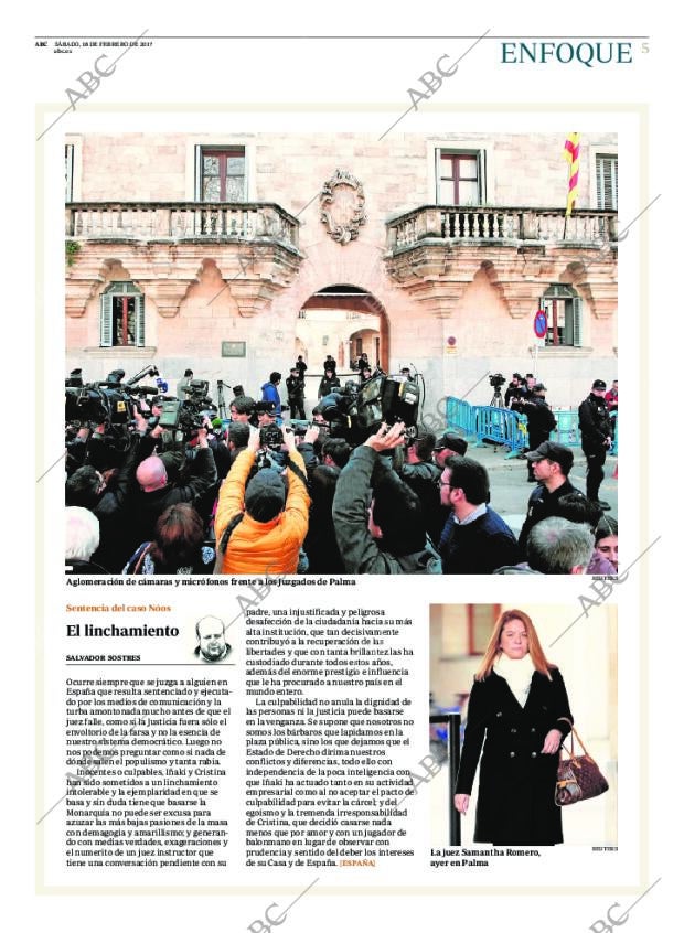 ABC MADRID 18-02-2017 página 5