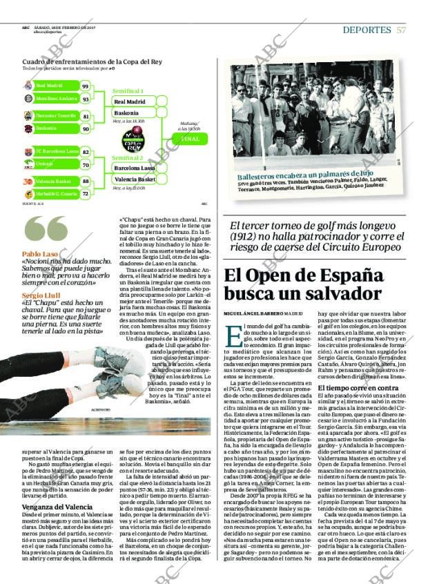 ABC MADRID 18-02-2017 página 57