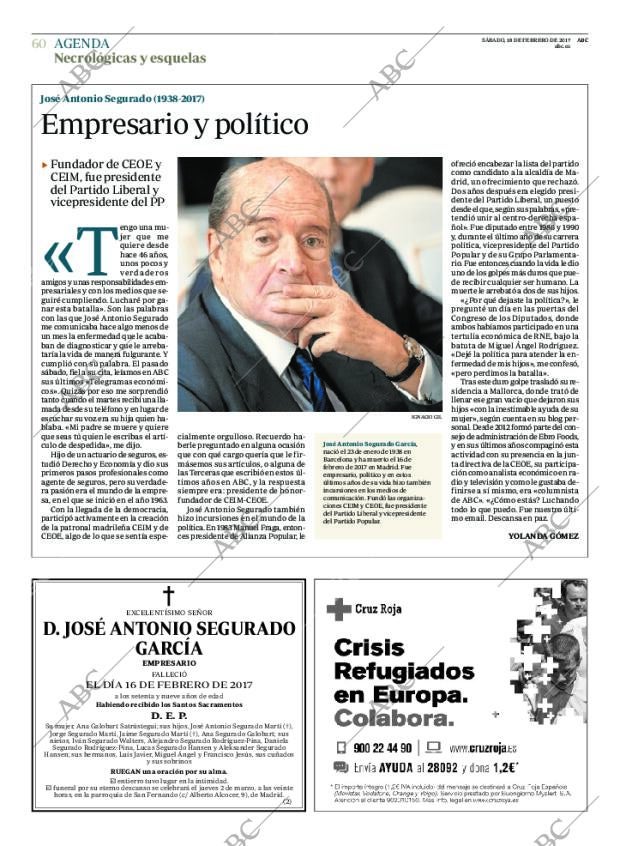 ABC MADRID 18-02-2017 página 60