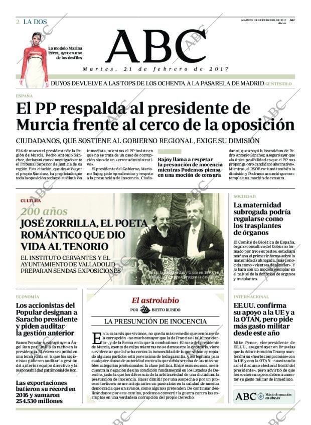 ABC MADRID 21-02-2017 página 2