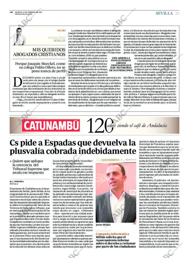 ABC SEVILLA 21-02-2017 página 23