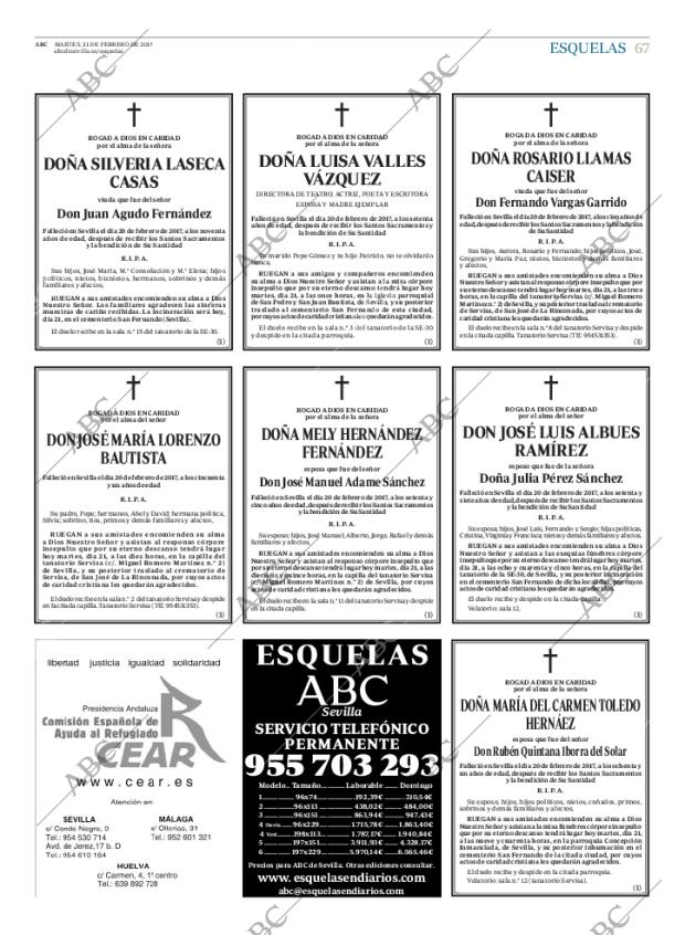 ABC SEVILLA 21-02-2017 página 67