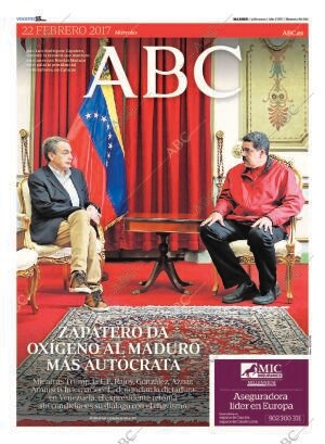 ABC MADRID 22-02-2017 página 1