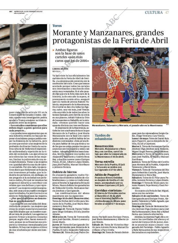 ABC MADRID 22-02-2017 página 47