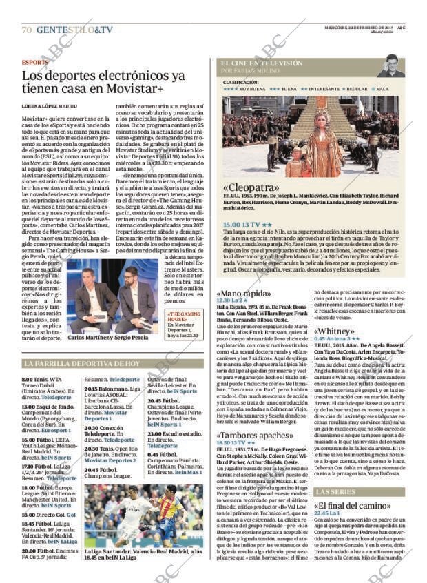 ABC MADRID 22-02-2017 página 70