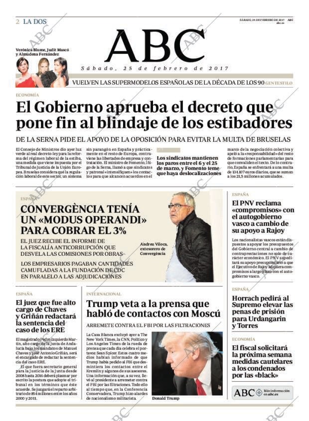 ABC MADRID 25-02-2017 página 2