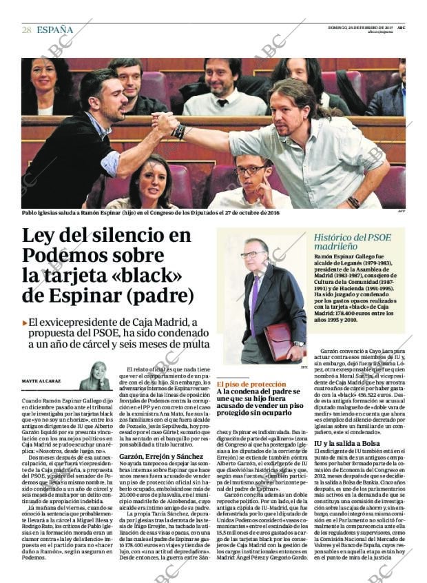ABC MADRID 26-02-2017 página 28