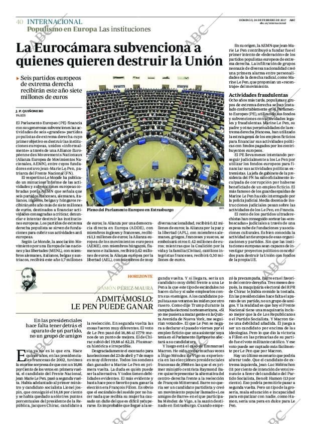ABC MADRID 26-02-2017 página 40