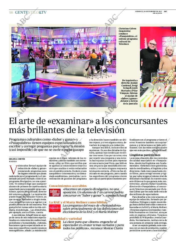 ABC MADRID 26-02-2017 página 98