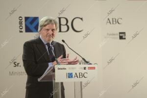 Foro Abc, con el ministro de educación cultura y deporte Iñigo Méndez de Vigo