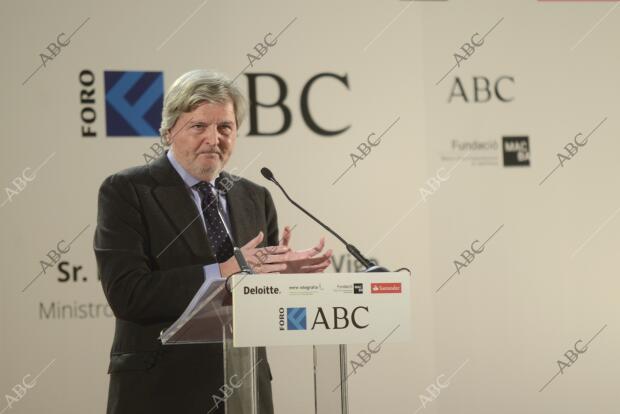 Foro Abc, con el ministro de educación cultura y deporte Iñigo Méndez de Vigo