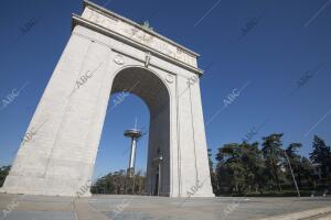 El arco de la victoria en Moncloa