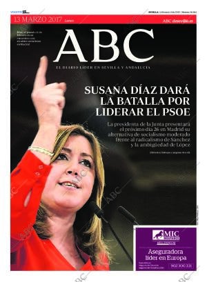 ABC SEVILLA 13-03-2017 página 1
