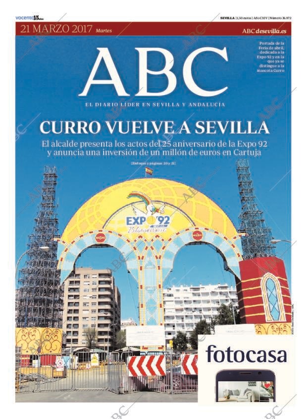 ABC SEVILLA 21-03-2017 página 1