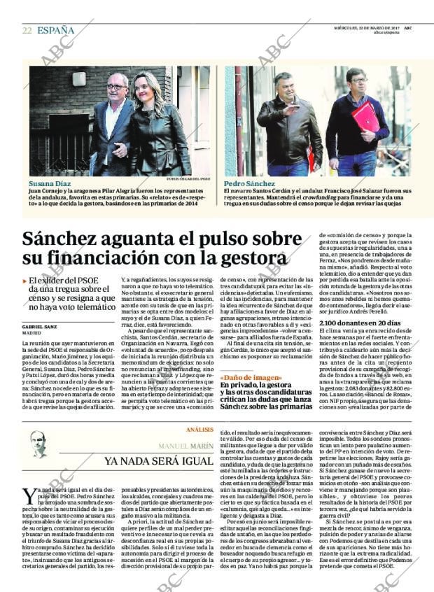 ABC MADRID 22-03-2017 página 22