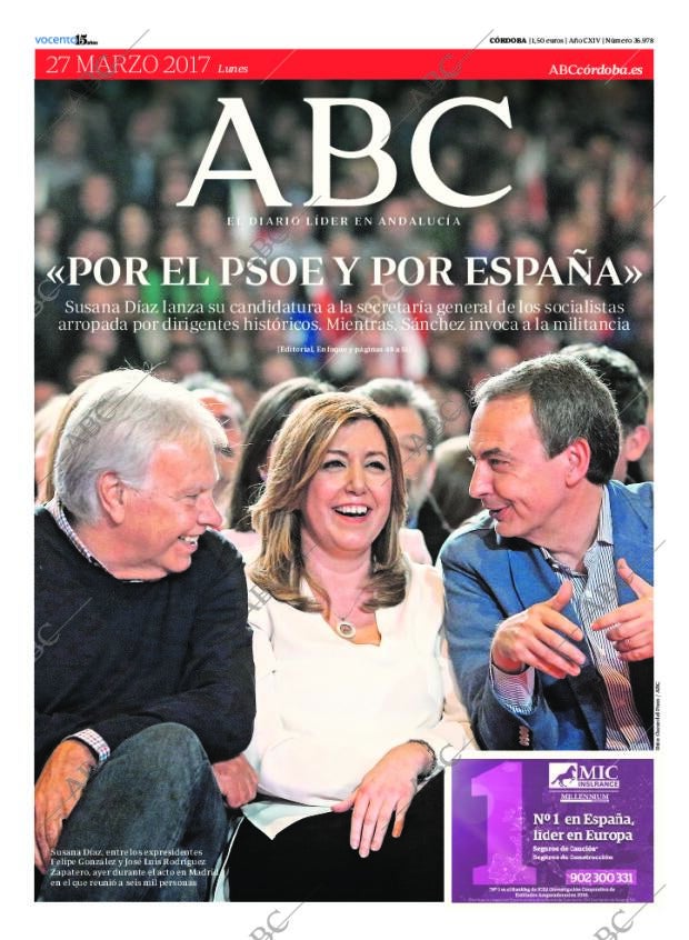 ABC CORDOBA 27-03-2017 página 1