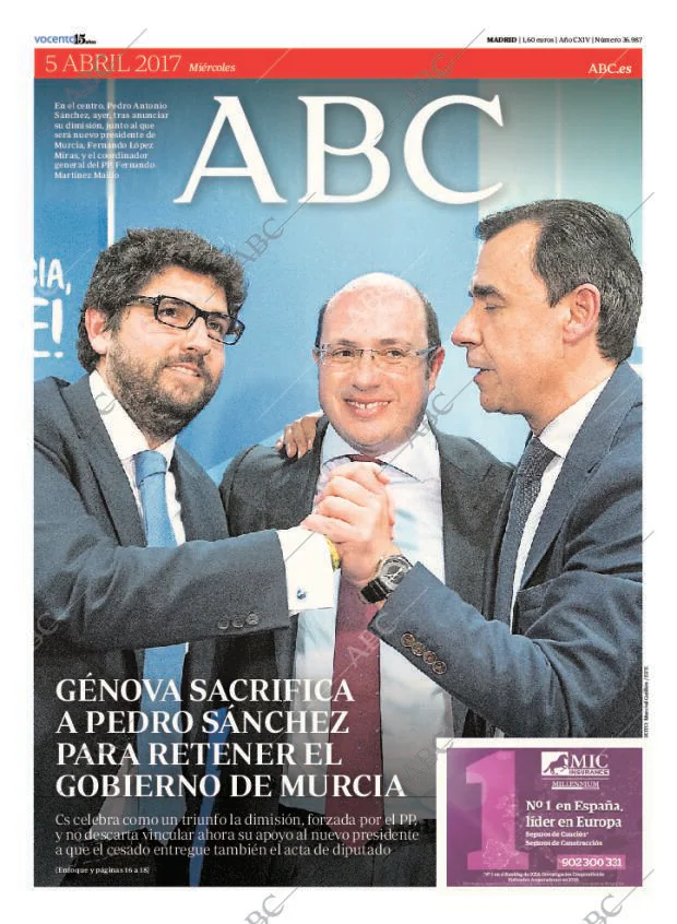 ABC MADRID 05-04-2017 página 1