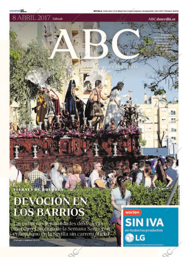 ABC SEVILLA 08-04-2017 página 1