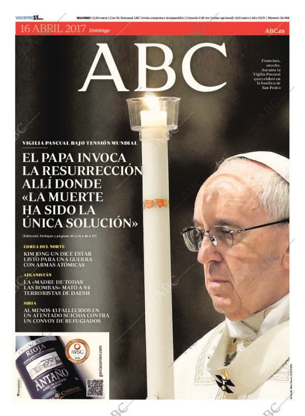 ABC MADRID 16-04-2017 página 1