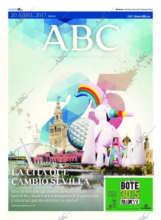 ABC SEVILLA 20-04-2017 página 1