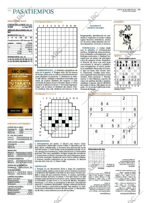 ABC SEVILLA 20-04-2017 página 98