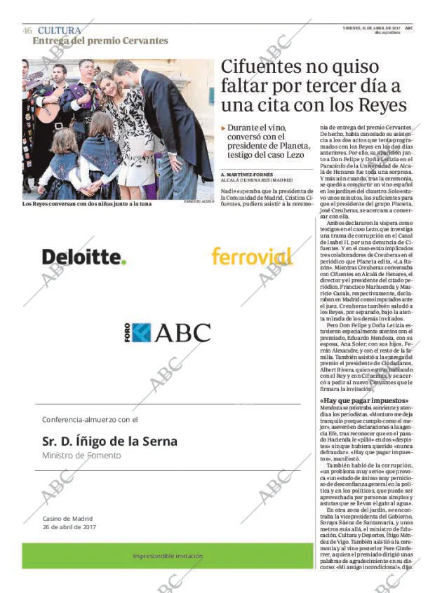 ABC MADRID 21-04-2017 página 46