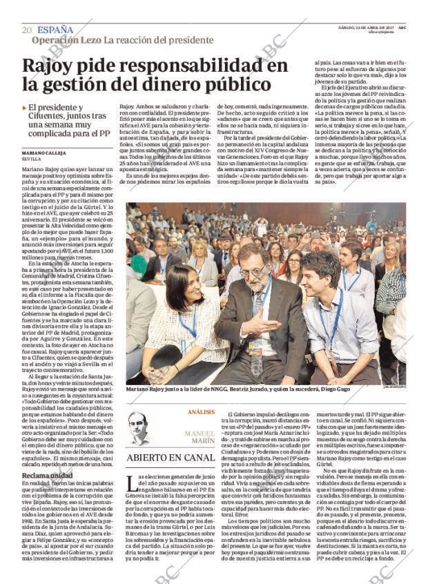 ABC MADRID 22-04-2017 página 20